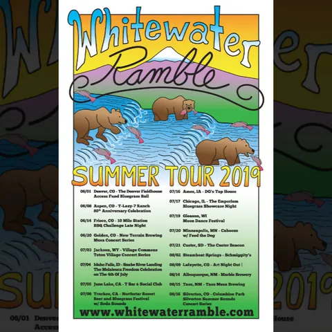 Poster: Whitewater Ramble, summer