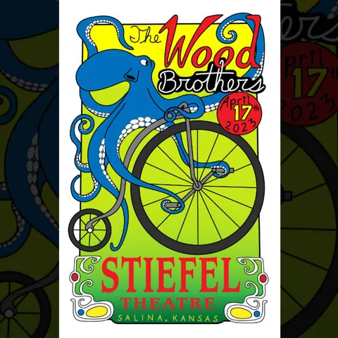 Poster: The Wood Brothers, Stiefel Theatre